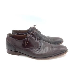 Mezlan Mens Leather Brogue Cap Toe Oxfords Shoe Orbison Espresso Brown S…